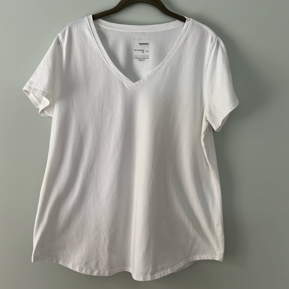 Sonoma Good for Life-The Everyday Tee - Size XL -White